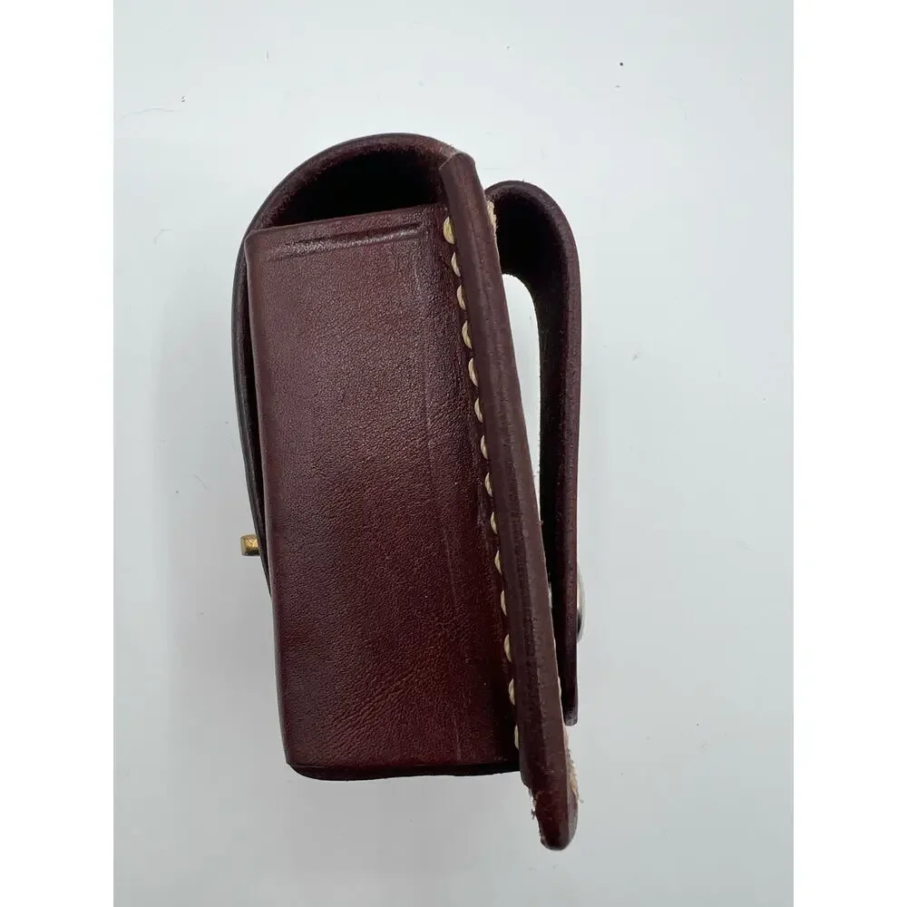 Vintage Leather Optik Magnifying‎ Glass Holder Fitted To Your Belt